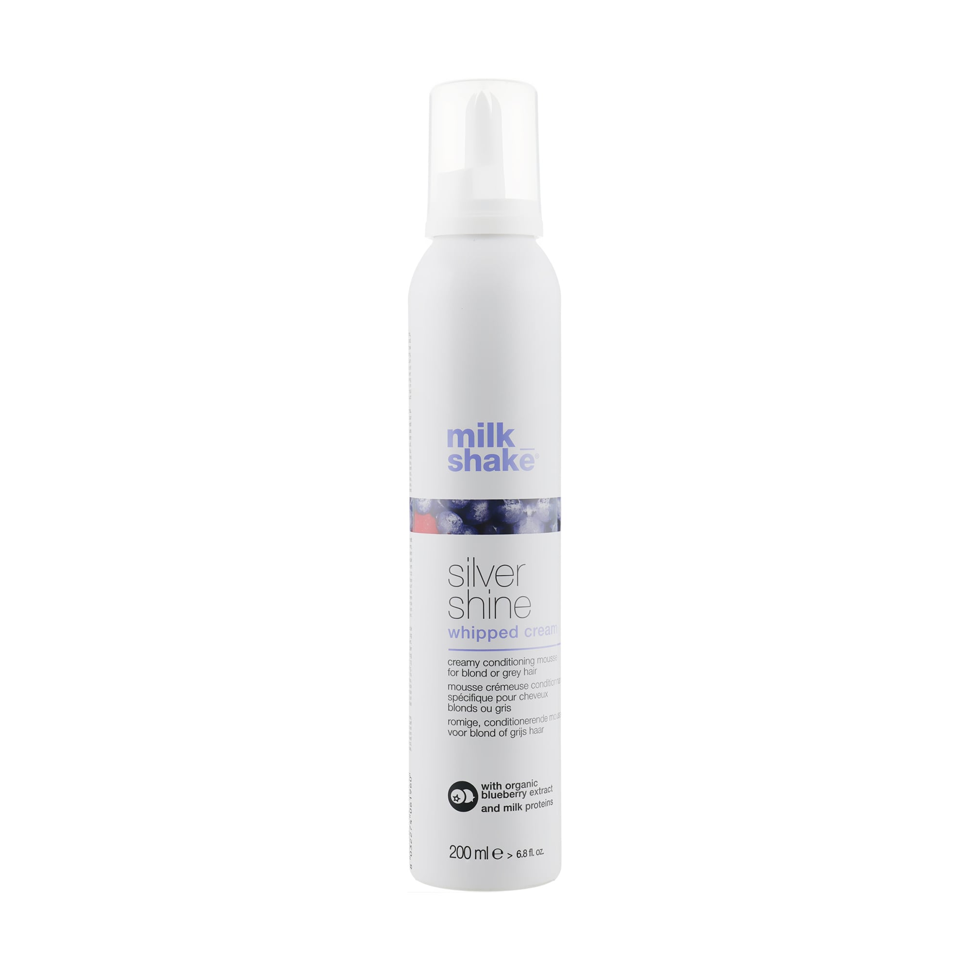Крем-піна для укладання волосся milk_shake Silver Shine Whipped Cream, 200 мл